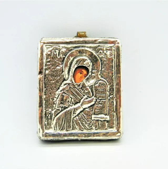 Icon Holy Silver Madonna
