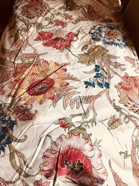 Pottery Barn Reagan Palampore Duvet Cover Warm Red King No Shams Floral Rare Pottery Barn Reagan Palampore Duvet Cover Warm Red King No Shams Floral Rare