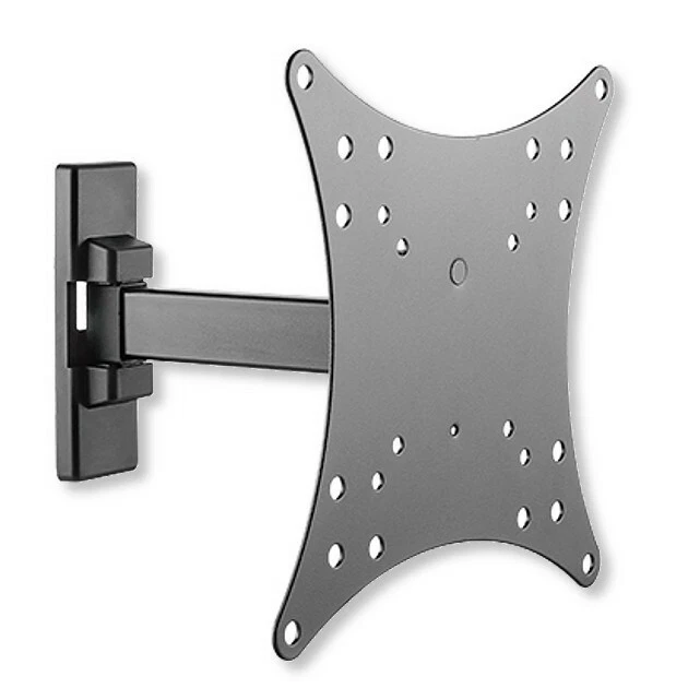 Staffa TV Girevole E Inclinabile Per Monitor 14-27 Pollici – VESA 75/100 Mm, Acciaio Pesante