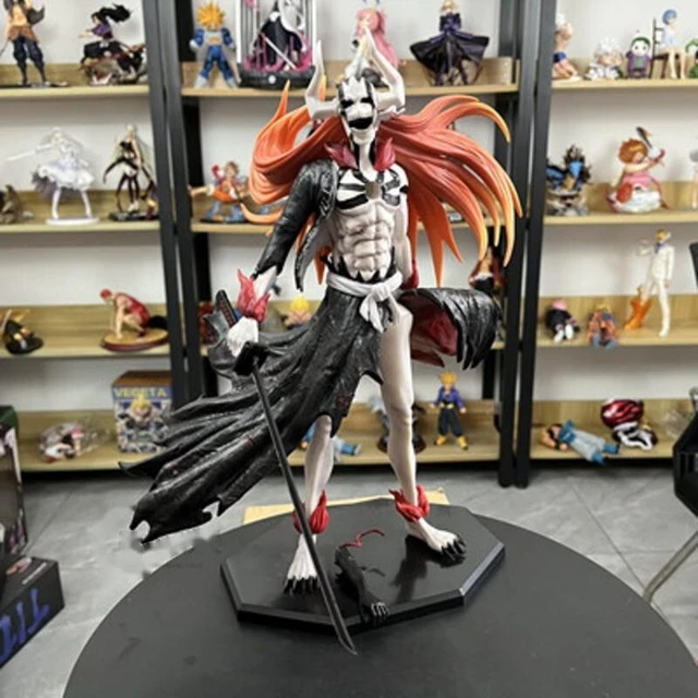 NEW BLEACH ICHIGO Kurosaki Anime Action Figure Resin Hollow Collection