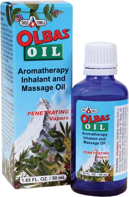 Aceite inhalante de aromaterapia y aceite de masaje aromático, 1,65 onzas líquidas