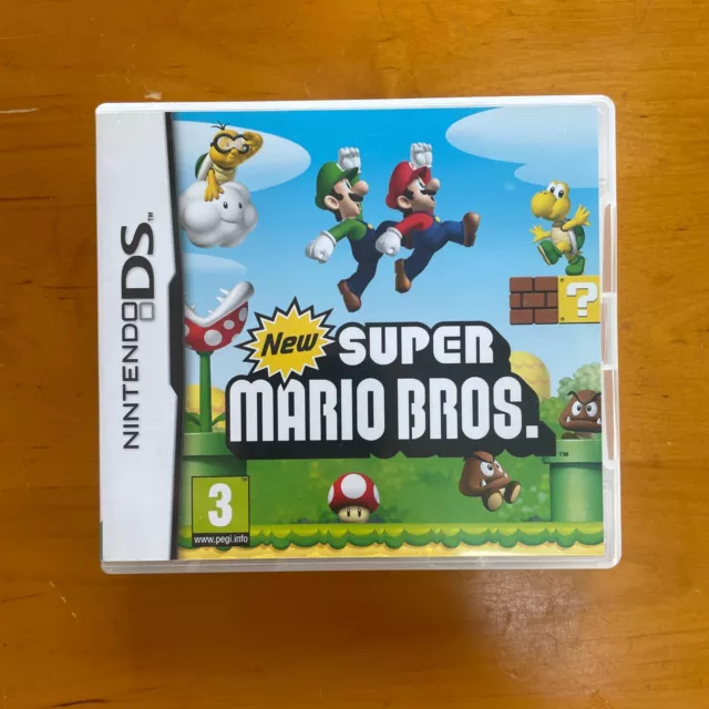 Nintendo DS Neu Super Mario Bros. - Nur Etui & Booklet Handbuch