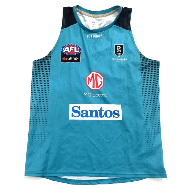 Port Adelaide AFLW On Field Training Singlet Size 12