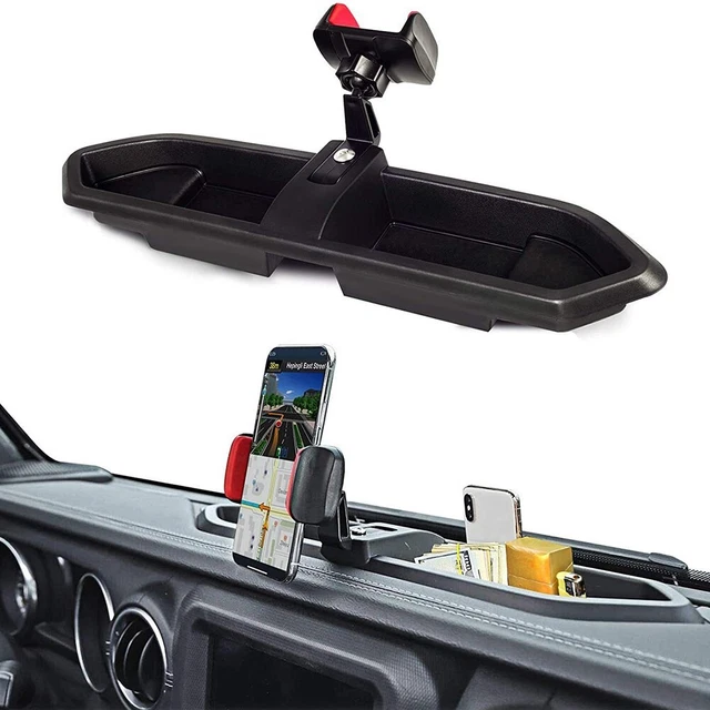 Organizzatore Console Per Jeep Wrangler JL E Gladiator JT 2018-2024 - Nero - Foto 9