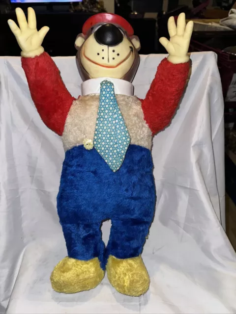 Vintage 18 Zoll YOGI BÄR Stofftier Plüschfigur SEMCO Original 1960er HANNA BARBERA