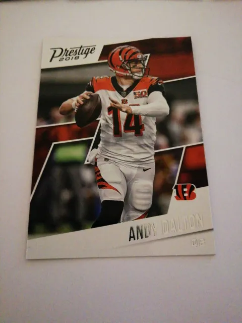 Andy Dalton Cincinnati Bengals 2018 Panini Prestige #7 NFL Trading Card