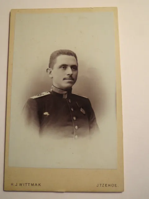 Itzehoe - Soldat in Uniform - Regiment Nr. 85 - Portrait / CDV