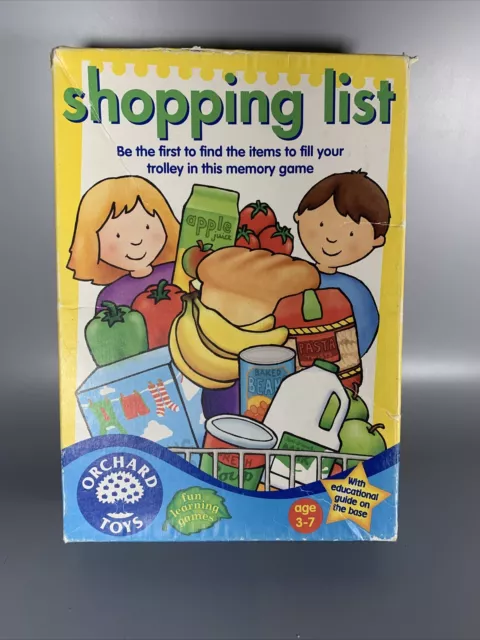 Orchard Toys Einkaufsliste Spiel. Komplett mit Anleitung