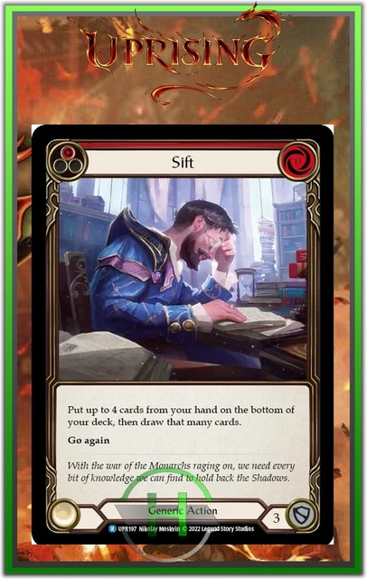 Sift Red - FAB:Uprising - UPR197 - Carte Officielle Anglaise