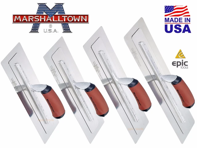 Marshalltown Plastering Permaflex Stainless Steel Finishing Hand Trowel 13"- 18"