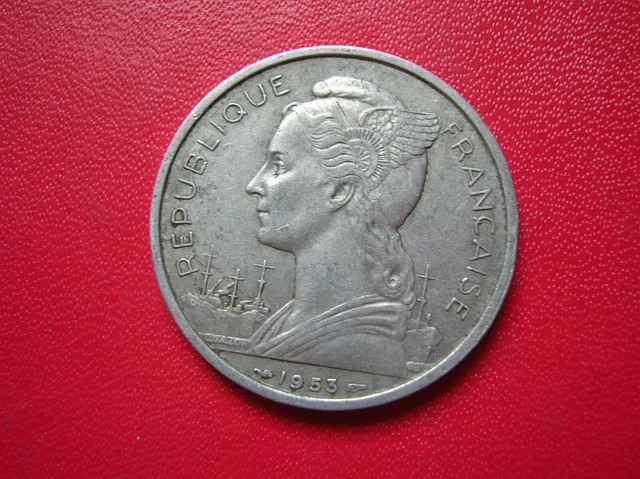 Madagascar   Monnaie De 5 Francs 1953  (A1876)