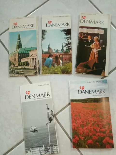Danemark/denmark/copenhague-1970 lot 5 BROCHURES TOURISME GUIDE Turism-travel