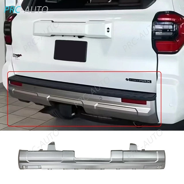 FOR 2025-26 TOYOTA 4Runner Silver Replace Rear Bumper Diffuser Spoiler ...