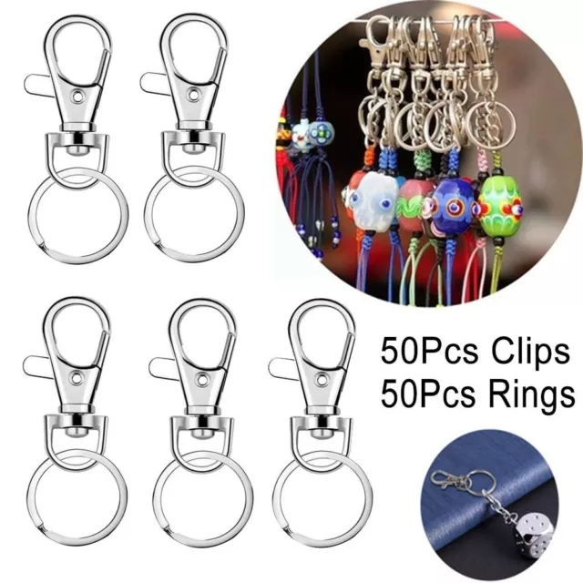 Variety Snap10pcs Zinc Alloy Keychain Hooks - D Ring Snap Hooks