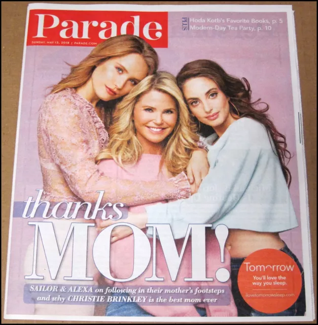 5/13/2018 Parade Newspaper Magazine Christie Brinkley Sailor Alexa Mother's Day