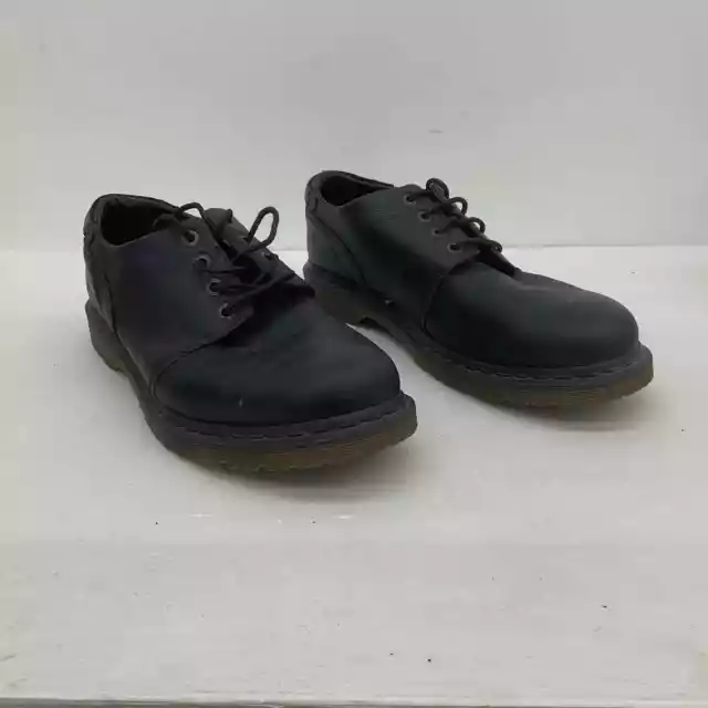 Dr. Martens Men's Black Leather Derby Dress Shoes, Size 14 2