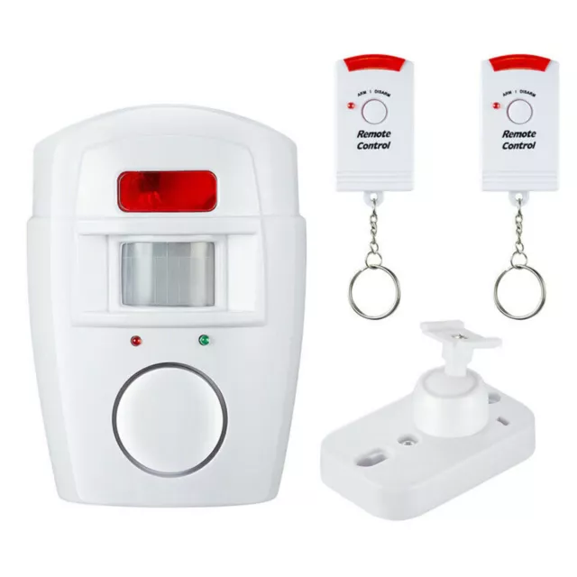 Sonew Detector de movimiento inalámbrico, sistema de alarma para el hogar,  sensor infrarrojo, detector de movimiento, alarma para seguridad en el