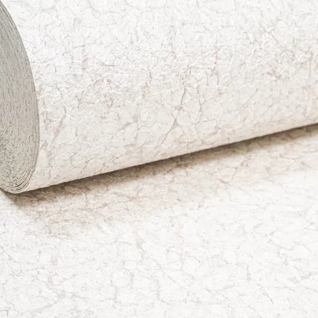 Cream Beige Mix Wallpaper Textured Shimmering  Glitter HeavyWeight Vinyl Plain