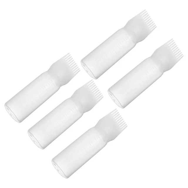 5 Pcs Haar Färbe Flasche Mit Skalen Plastik Quetschflasche Für Haarfarbe