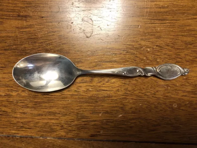 Vintage Wallace Sterling Silver Medicine Spoon Silver Swirl Pattern 1955 5 3/8