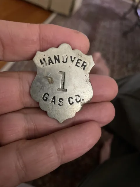 Vintage Hanover Pa Gas Co Patch Pin #1