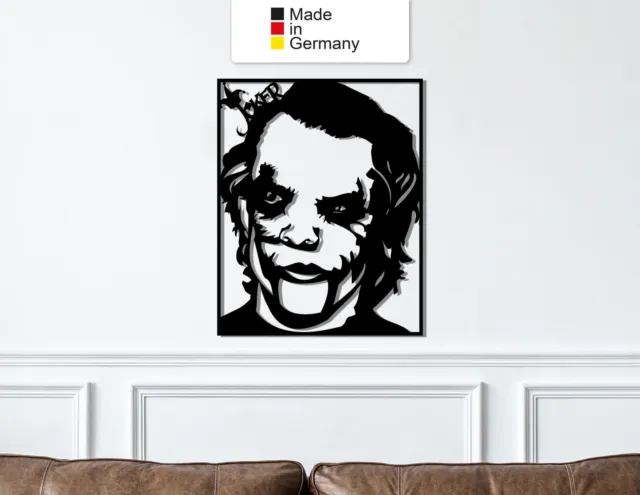 Joker, Metall Wanddeko, Wanddeko Aus Metall, Wandbild aus Metall, Metal Wall Art