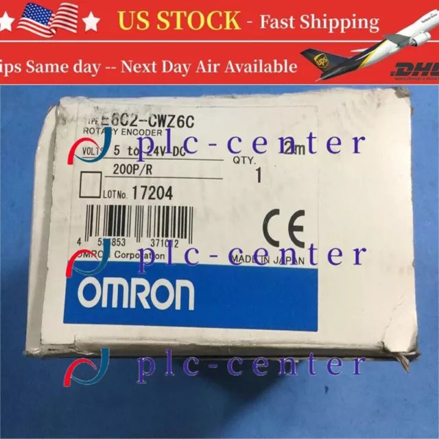 Omron Rotary Encoder E6C2-CWZ6C E6C2CWZ6C 100 P/R New in Box NIB Free Ship