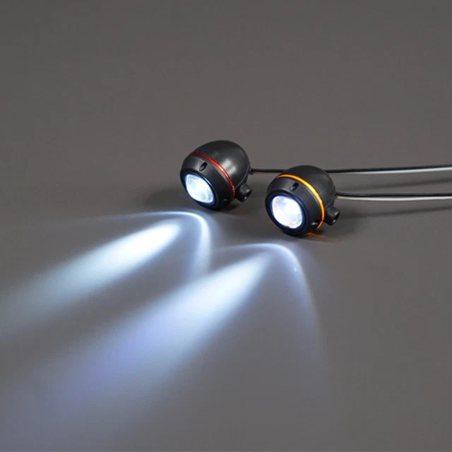 LED SPOTLIGHT Y 02 Round LED Roof Light Lamp Kit for Tamiya 1 14