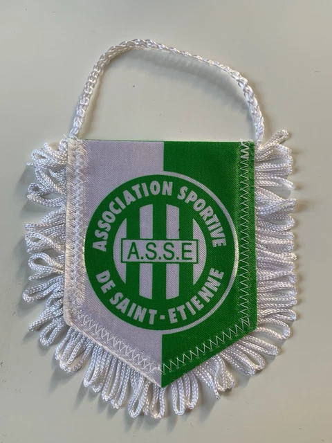 Fanion Vintage De Football - ASSE Saint-Étienne, Fabriqué En France