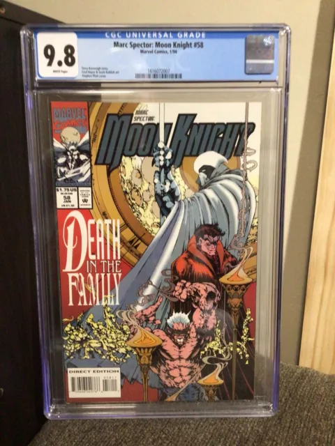 MOON KNIGHT #58 - CGC 9.8 Stephen Platt Cover! MINT!