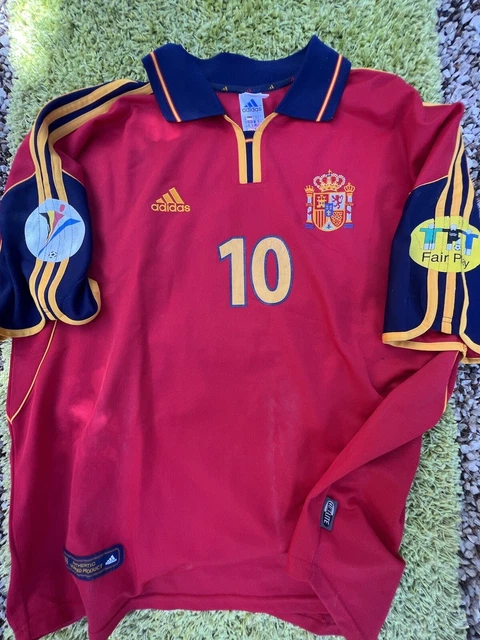 Maillot De Foot Vintage Espagne Extérieur Adidas – Saison 2013-2014 – N°99 XILLOG – Taille XL