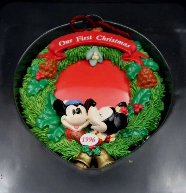 New Vintage Frame - Our First Christmas 1996, Mickey's Winter Wonderland, Disney