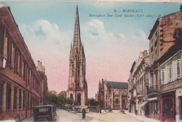 CPA 33 BORDEAUX Basilique et Tour Saint Michel (XIVè Siècle)