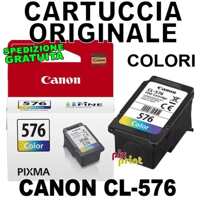 Canon CL-576 COLORI CARTUCCIA ORIGINALE  TR4750 TR4751 TS3551 TS3550 disponibile
