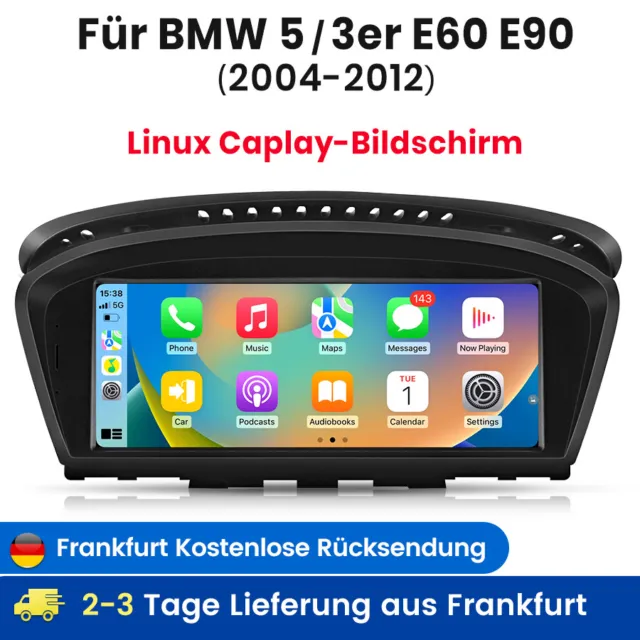 8.8 für BMW E60 E61 E90 E91 CCC LINUX CarAutoPlay GPS Navi Autoradio SWC USB BT