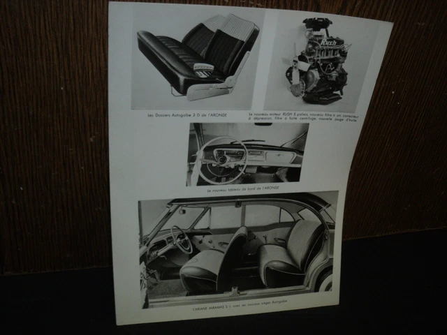 Jeu De Balais 208-209 Pour Démarreur Simca Aronde, P60, Ariane 1000-1300 - Neuf, Origine France