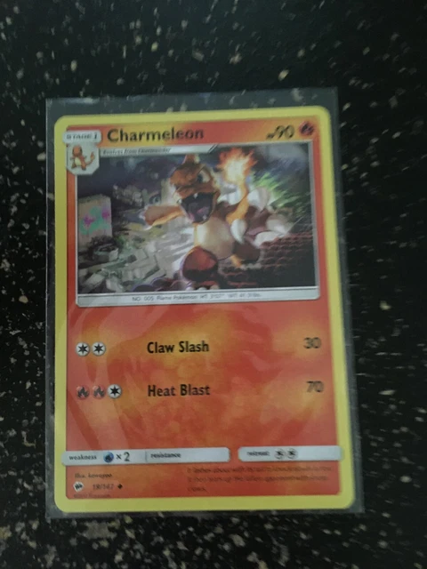 2017 Pokemon Sun and & Moon Burning Shadows Charmeleon 19/147 NM/Mint Uncommon