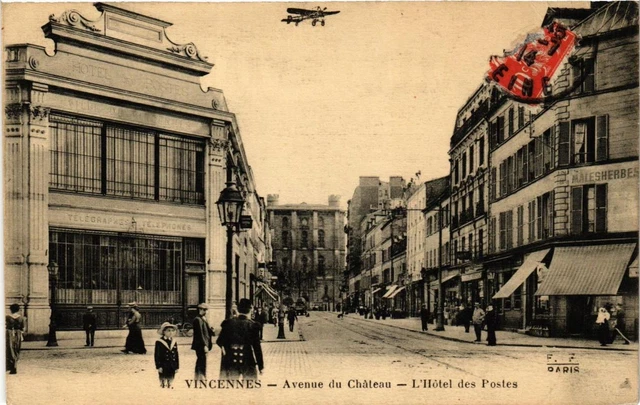 CPA AK VINCENNES Avenue du Chateau L'Hotel des Postes (672336)