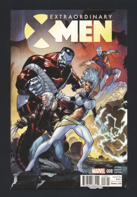 Extraordinary X-Men #8/C VF/NM 2016 Marvel 1:15 Larry Stroman Variant Comic Book