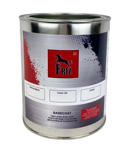 FRIZ Basecoat Mercedes 744 Brillantsilber Metallic 1L spritzfertig