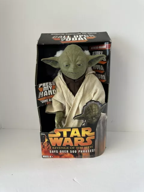 Call Upon Yoda STAR WARS Revenge of the Sith 12" Talking Figure 2005 Jedi Master