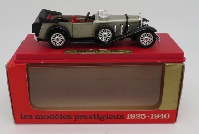 Miniature Solido Mercedes SS 1928 Rouge échelle 1/43 - Occasion à Restaurer Légèrement