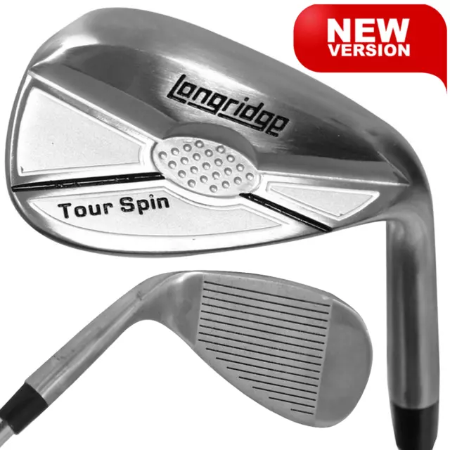 Longridge Tour Spin Premium Golf Wedges / All Lofts / Multibuy / Tour Chrome