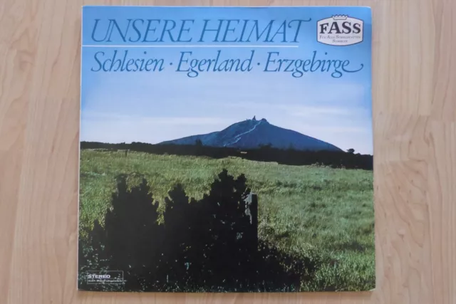 Unsere Heimat Schlesien Egerland Erzgebirge LP Schallplatte Volksmusik Folklore