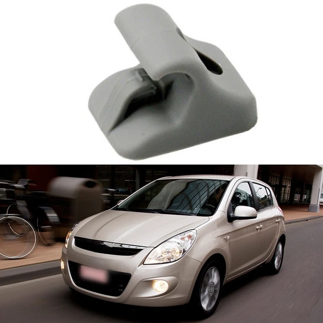 2 Clips Pare-Soleil Pour Hyundai I20 & Getz (2008-2015) - Compatible OEM 8523505100OM | Gris