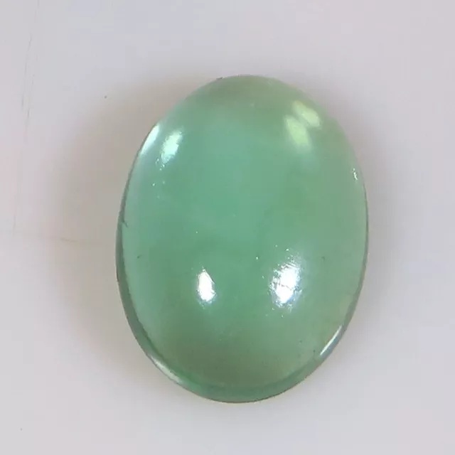 23.45 CT Pure Genuine Green Fluorite Oval Cabochon 15x20x7 mm Super Gemstone