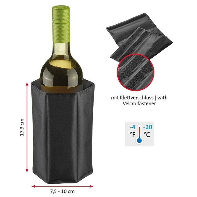 Sac De Glace Bouteille,10 pcs Ice Bag Refrigerant Refroidisseur Vin Sac