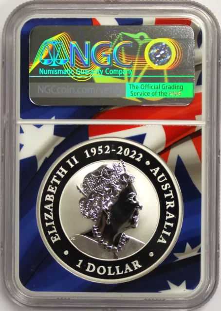 2023 P $1 Australia 1oz Silver Wedge Tailed Eagle NGC MS70 FDOI Mercanti Signed 2