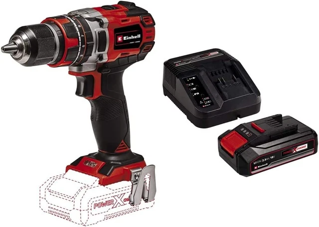 Einhell 4513942 Te-CD 18/50 Li-i BL, 18 V + 2,5 Ah Power X-Change Batteria