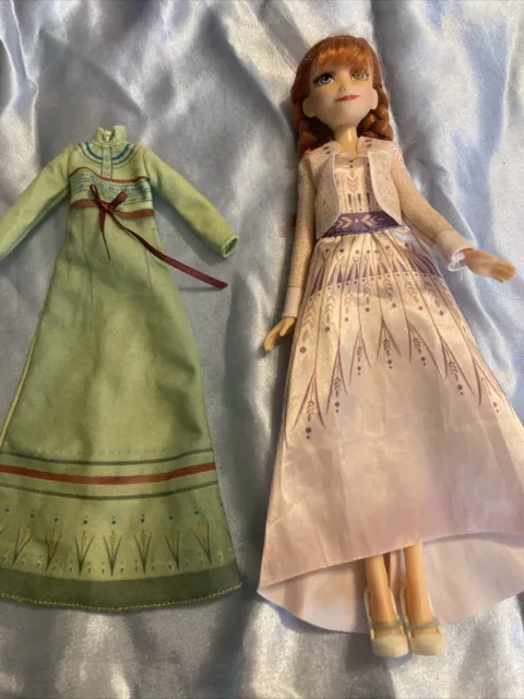 Frozen 2 Anna Doll with Shoes And 2 Dresses